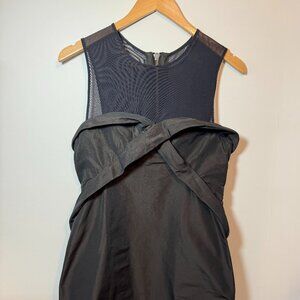 All Saints Spitalfields Orissa Dress Mini Dress, Black, Size 14